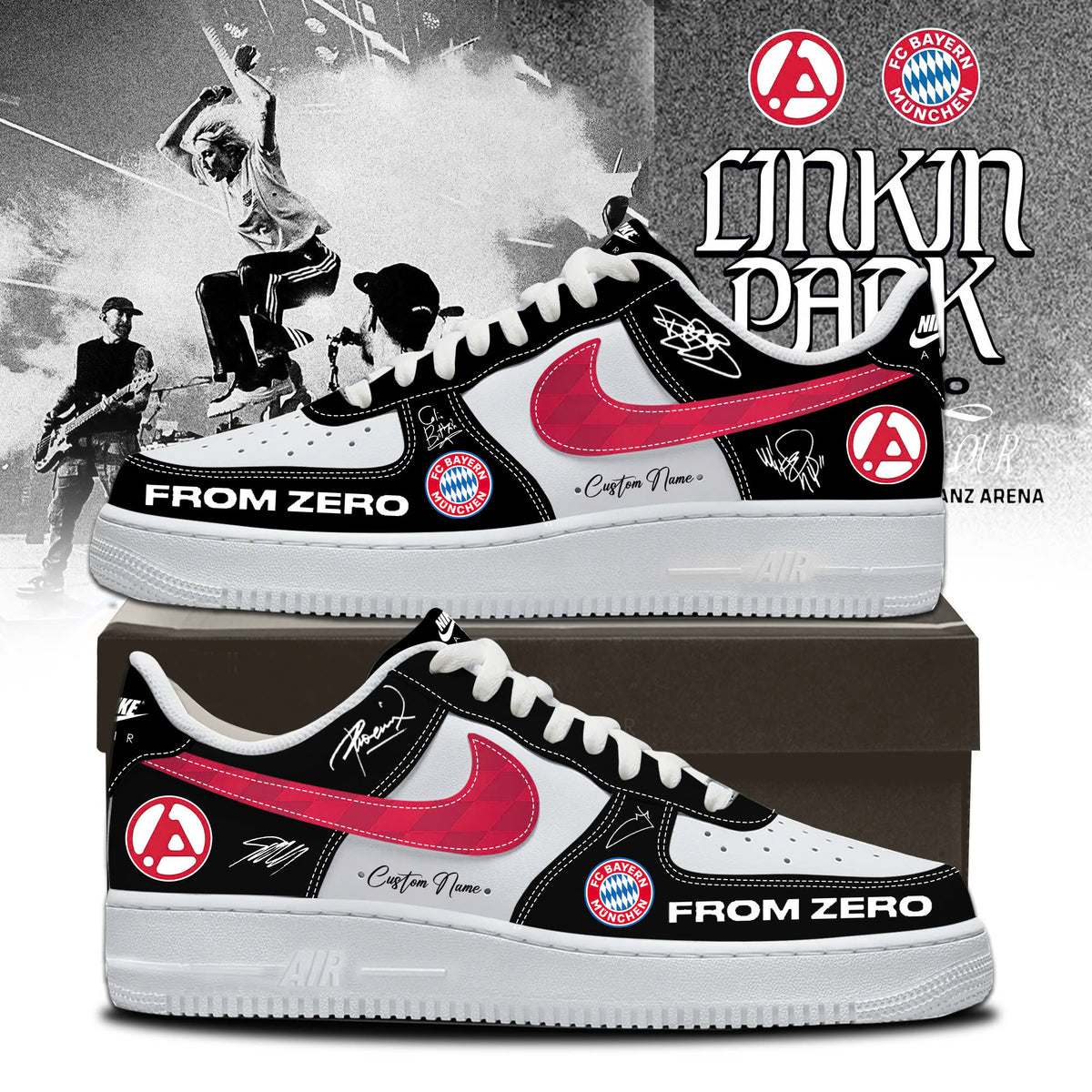 _FC Bayern München x LK From Zero Welttournee 2026 AF1 Sneakers